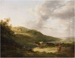 A Landscape with Figures and Cattle