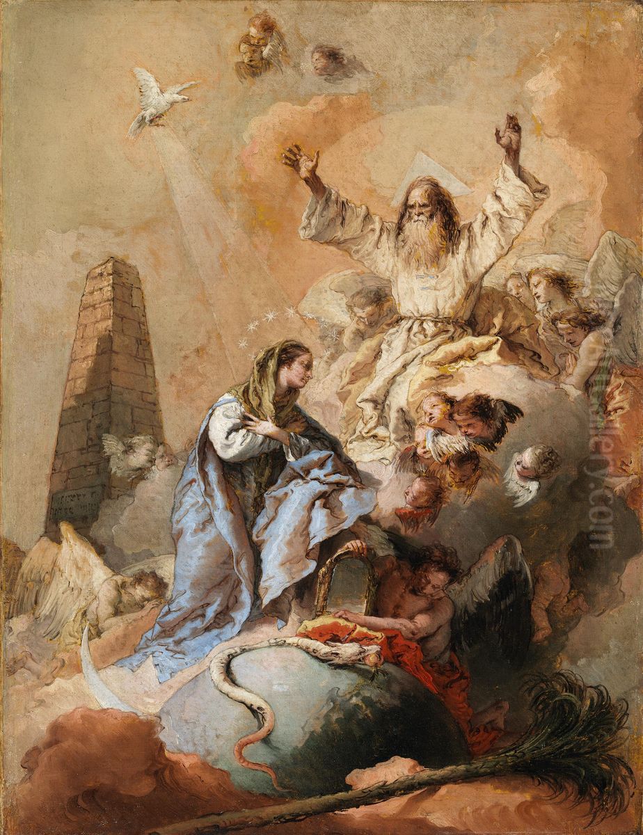 Allegory of the Immaculate Conception Oil Painting by Giovanni Battista Tiepolo