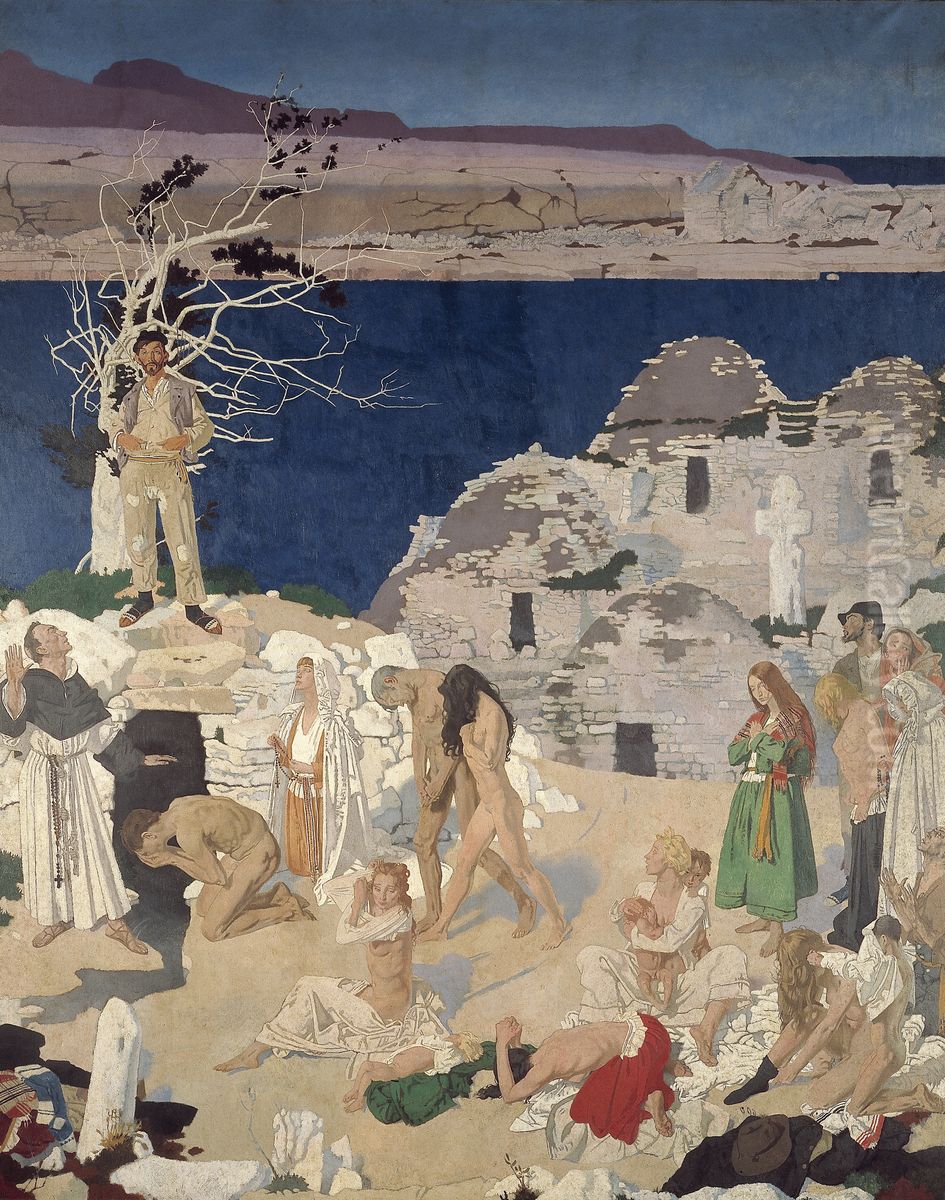 The Holy Well Oil Painting by William Orpen