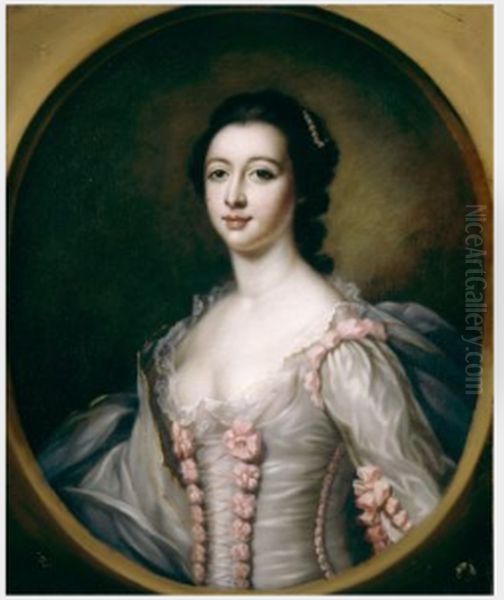 Portrait of Maria Gunning, Countess of Coventry Oil Painting by Francis Cotes