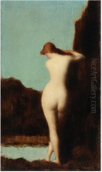 A Nude Oil Painting by Jean-Jacques Henner