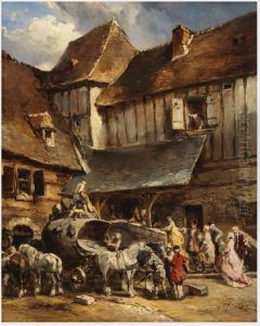 The Arrival of the Diligence