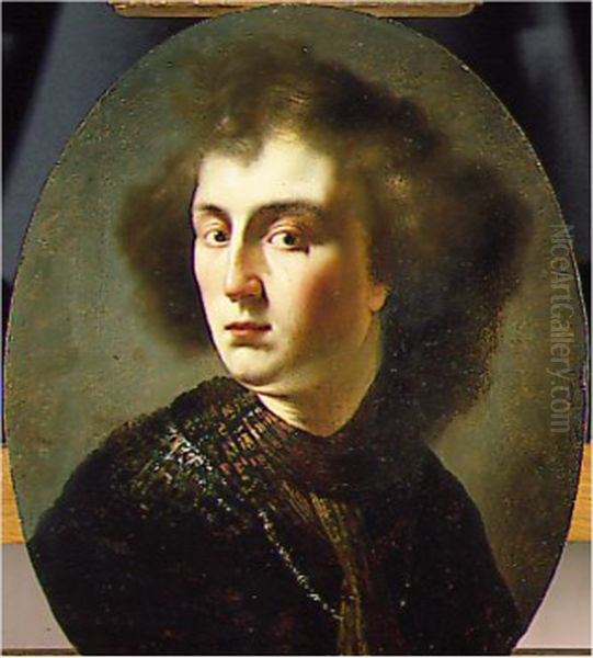 Bust of a Young Man Oil Painting by Isaac de Jouderville