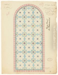 Proposition de vitrail n°3 pour la cathedrale de Valence (1835)
