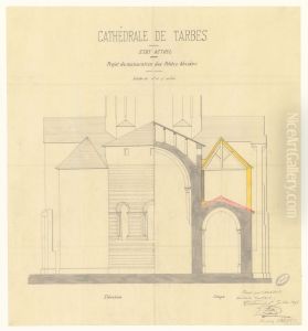 Projet de restauration des petites absides de la cathedrale de Tarbes (1896)