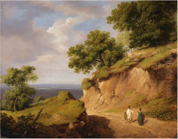 A Landscape Oil Painting by James Arthur O'Connor