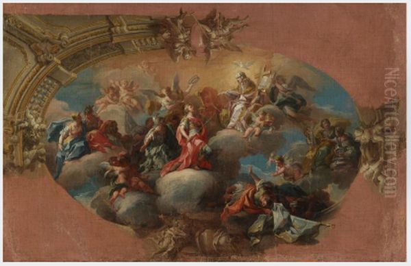 The Glorification of Saint James the Great Oil Painting by Corrado Giaquinto