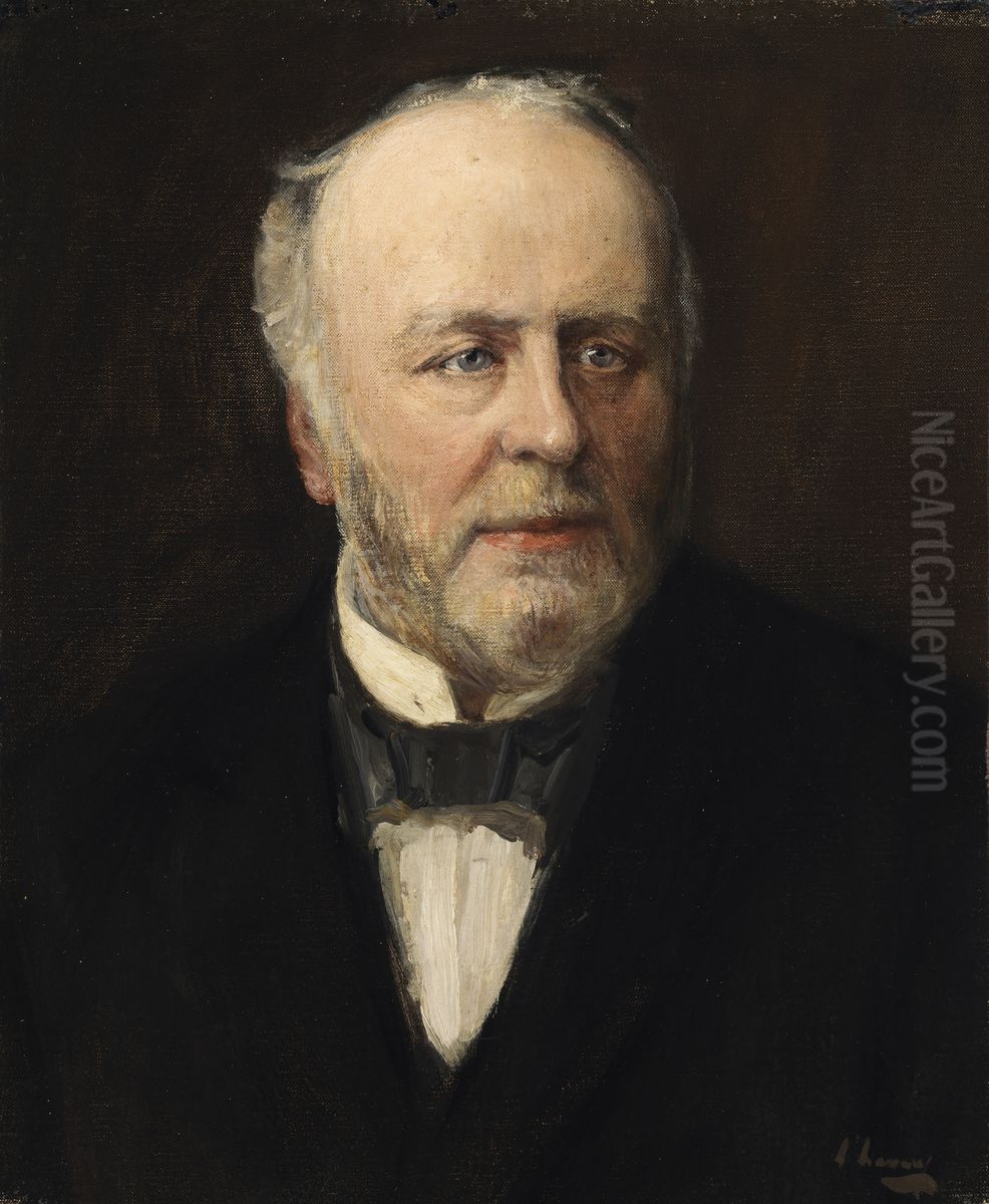Portrait of John Thomas Gilbert ( 1829-1897), Antiquarian Oil Painting by John Lavery