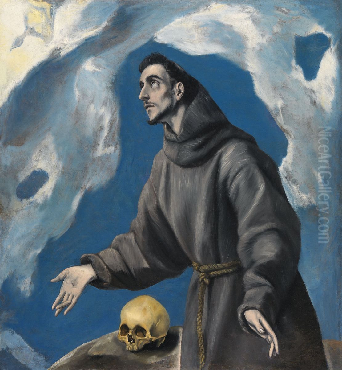 Saint Francis Receiving the Stigmata Oil Painting by El Greco
