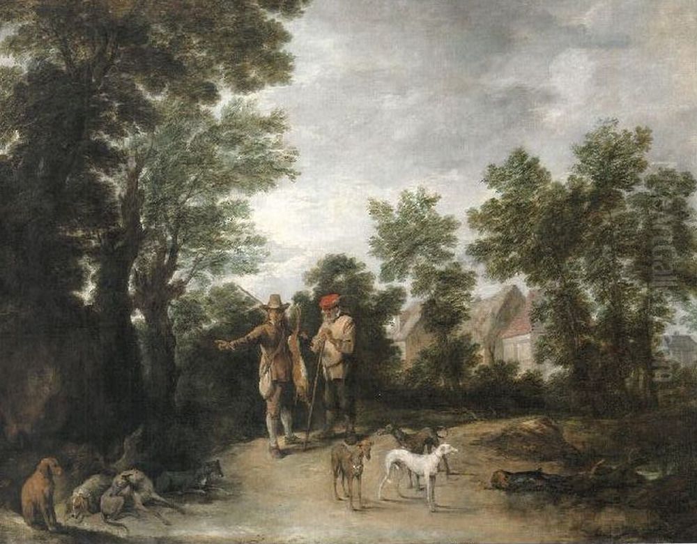 Return from Shooting Oil Painting by Thomas Gainsborough