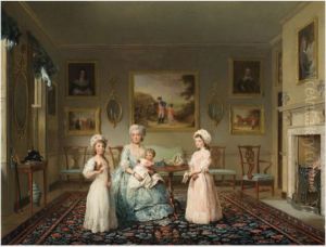 Portrait of Mrs Congreve with her Children
