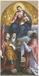 The Virgin and Child with Saints and Angels