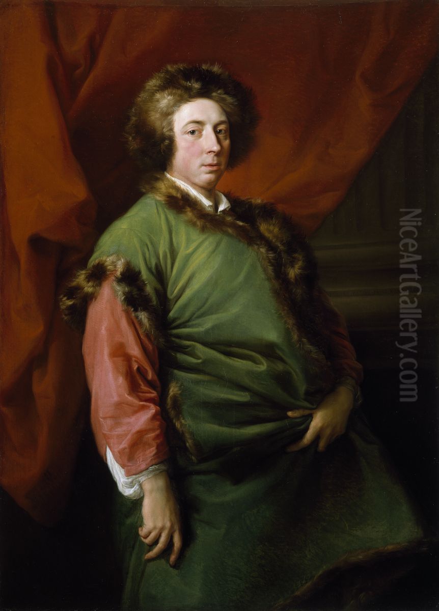 Portrait of Joseph Leeson, later 1st Earl of Milltown Oil Painting by Pompeo Batoni