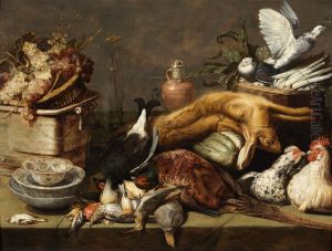 A Still Life with Dead Birds and a Hare