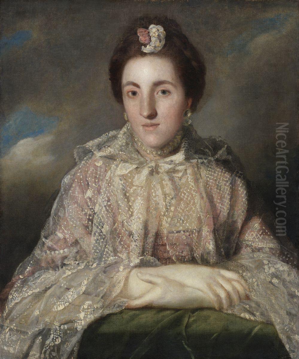 Portrait of Mrs William Fortescue (1733/34-1820), later Countess of Clermont Oil Painting by Of Sir Joshua Reynolds