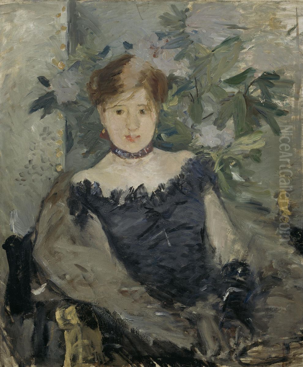 Le Corsage Noir Oil Painting by Berthe Morisot