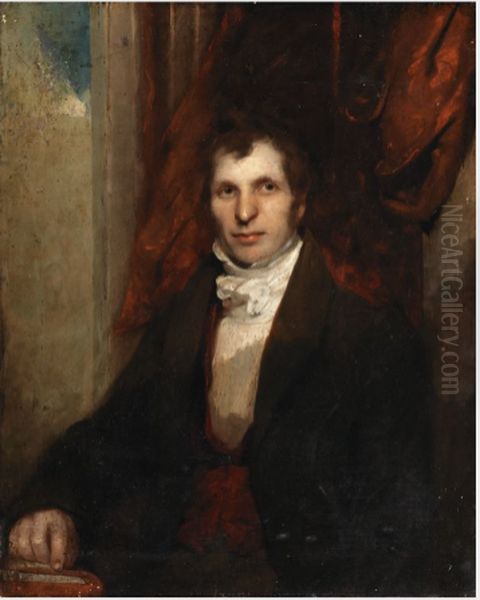 Portrait of a Gentleman Oil Painting by William Cuming