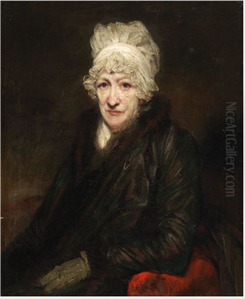 Portrait of Mrs Eustace Oil Painting by George Chinnery