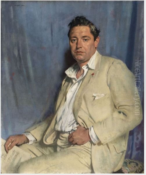 Portrait of John Count McCormack (1884-1945), Tenor Oil Painting by William Orpen