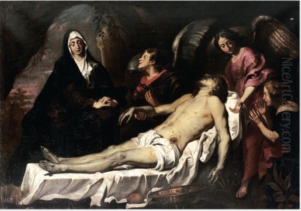 The Lamentation of Christ Oil Painting by Gerard Seghers