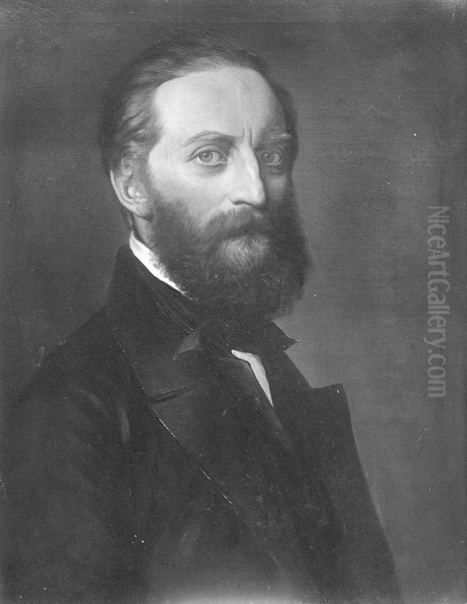 Frederik Nicolai Jensen Oil Painting by Frederik Nicolai Jensen