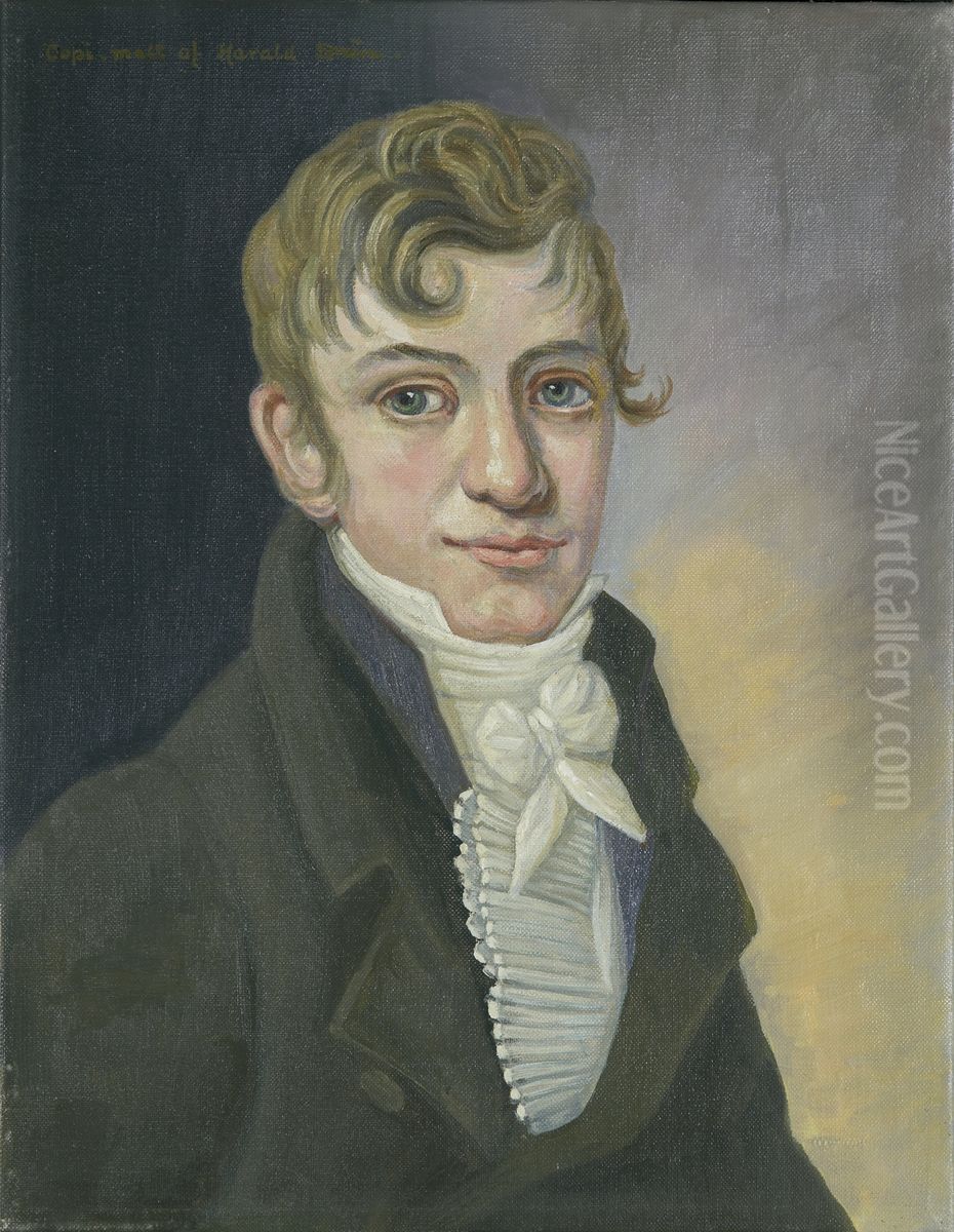 Portrait Oil Painting by Carl Frederik Vogt