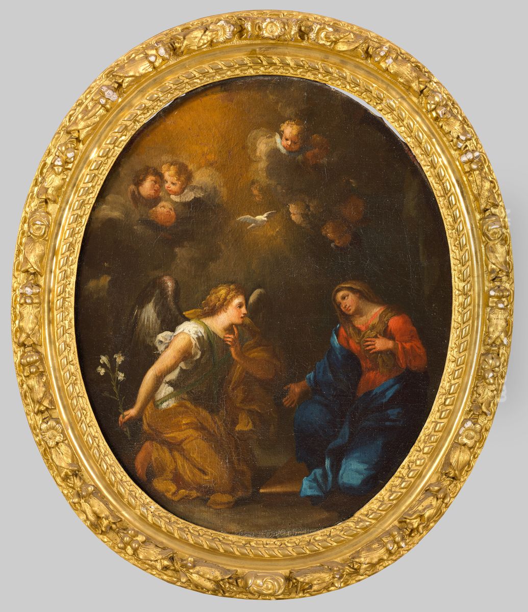 A Anunciacao Oil Painting by Carlo Maratta or Maratti