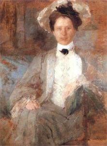 Portrait of a lady in a hat.