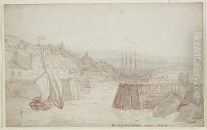 Entrance to Ambwick i.e. Amlwch Harbour, Anglesey