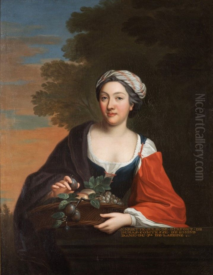 Henriette Julie de Durfort de Duras, comtesse d'Egmont Oil Painting by Unidentified painter
