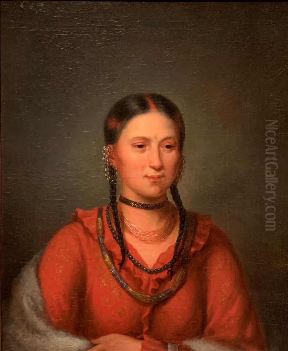 Hayne Hudjihini, Eagle of Delight Oil Painting by Henry Inman