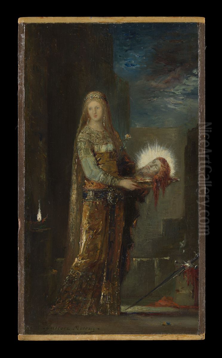 Salome with the Head of John the Baptist Oil Painting by Gustave Moreau