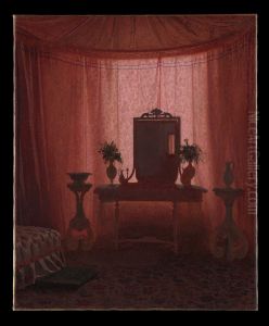 A Bedroom in Bernstorff Palace near Copenhagen