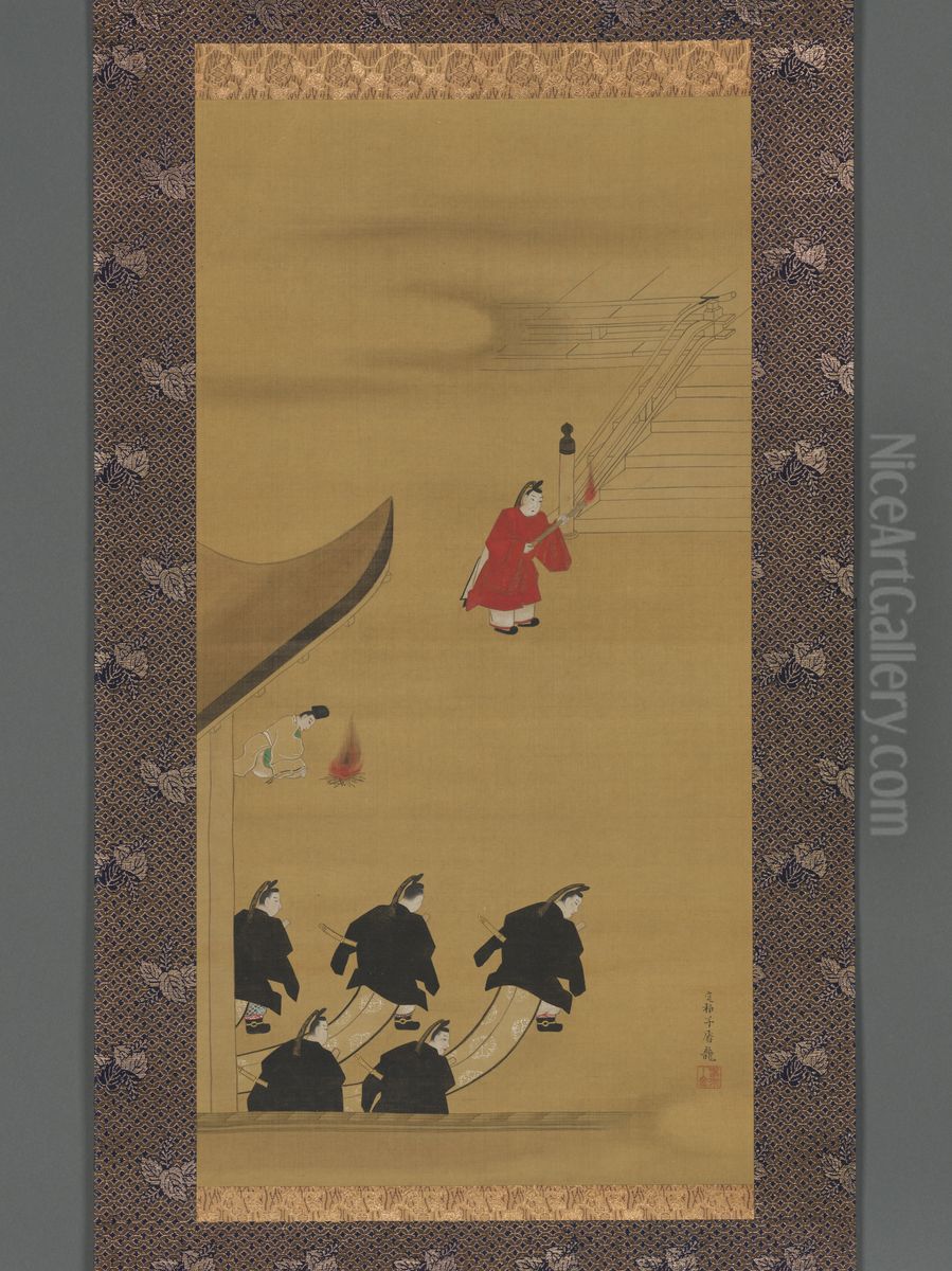 yue ci hui Oil Painting by Sakai Hoitsu