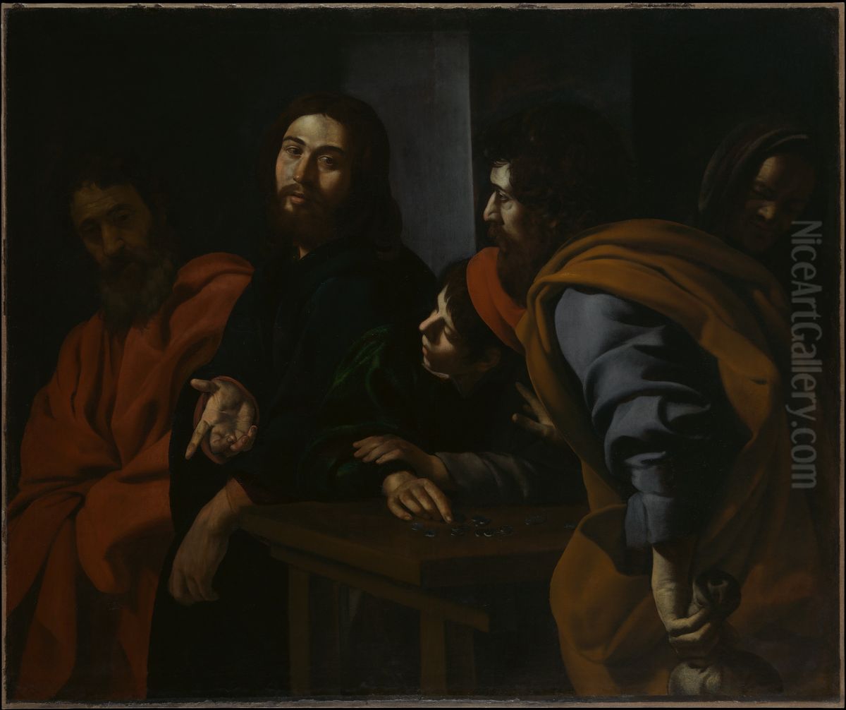 The Calling of Saint Matthew Oil Painting by Battistello Caracciolo