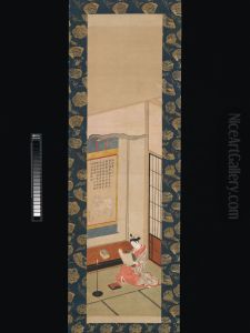 Courtesan Reading a Letter