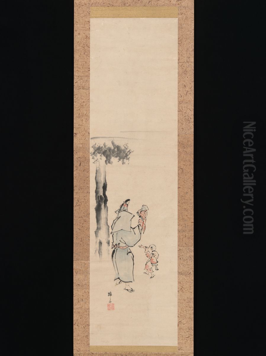 Puppeteer Oil Painting by Hokuba