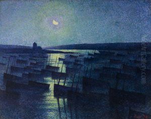 Camaret, Moonlight and Fishing Boats
