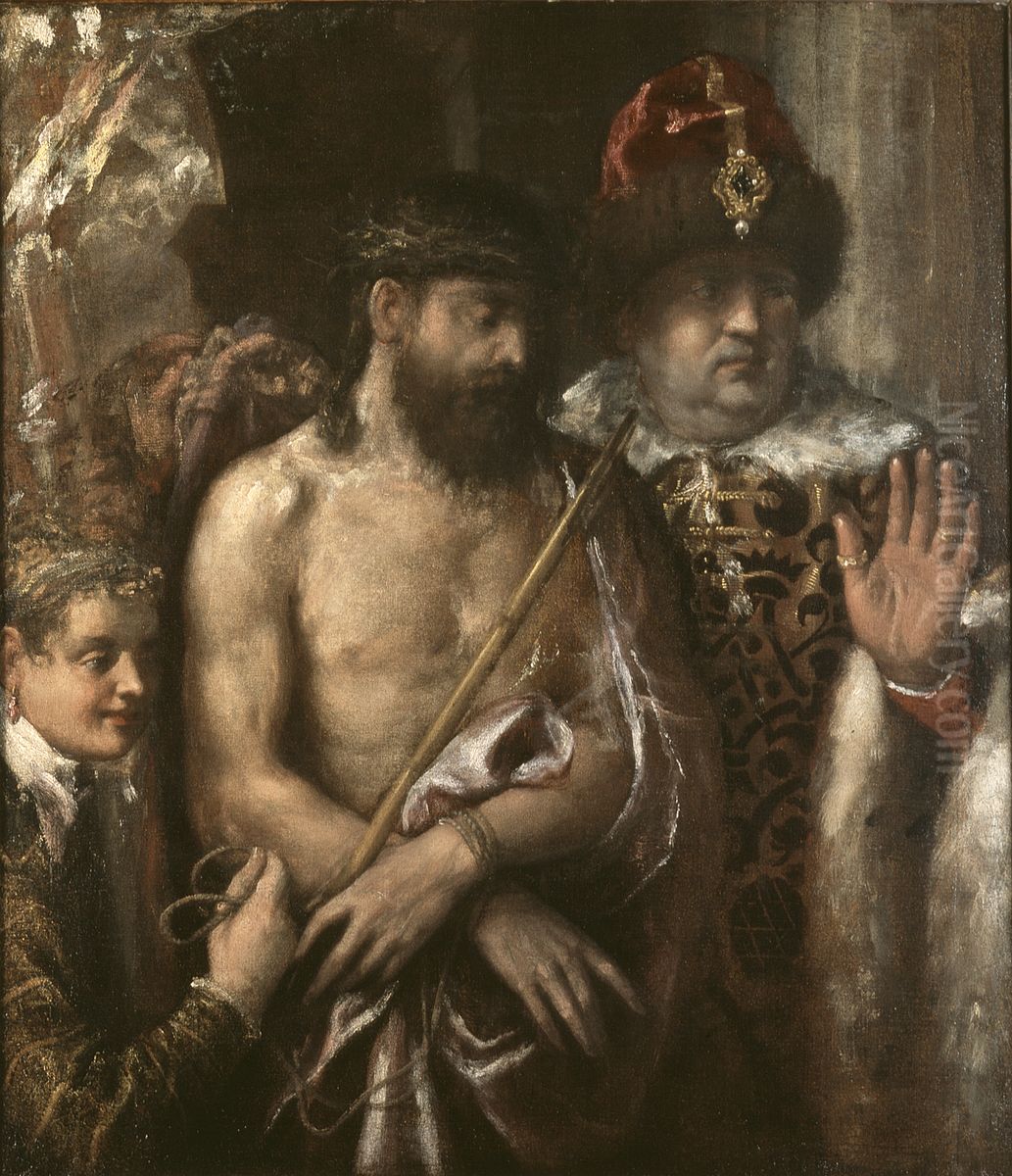 Christ Shown to the People (Ecce Homo) Oil Painting by Titian