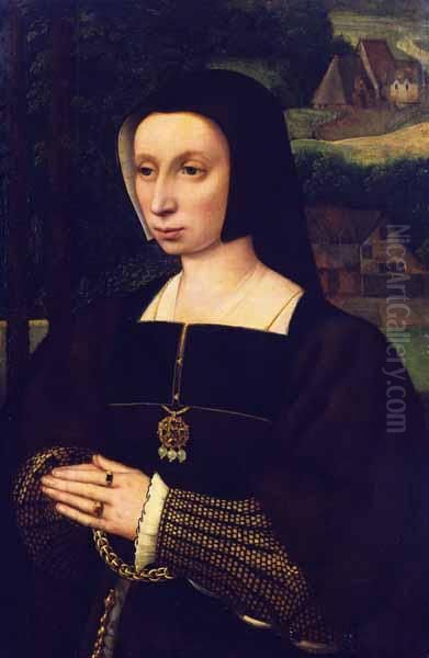 Portrait of a Woman Oil Painting by Ambrosius Benson