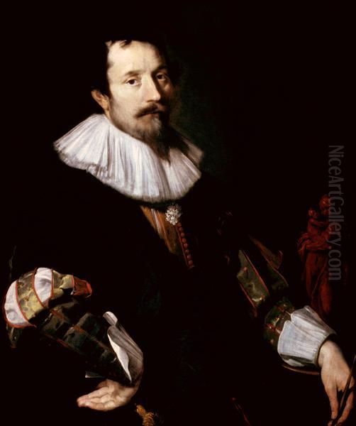 Portrait of a Sculptor Oil Painting by Jacques Blanchard