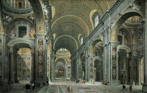 Interior of St. Peter's, Rome