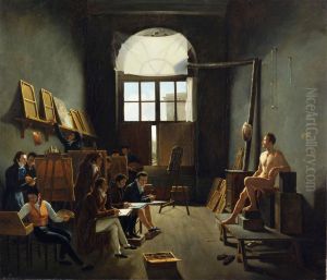The Interior of David's Studio at the College des Quatre-Nations, Paris