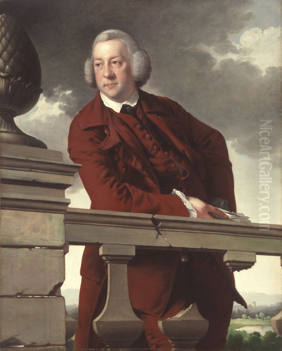 Mr. Robert Gwillym Oil Painting by Joseph Wright of Derby