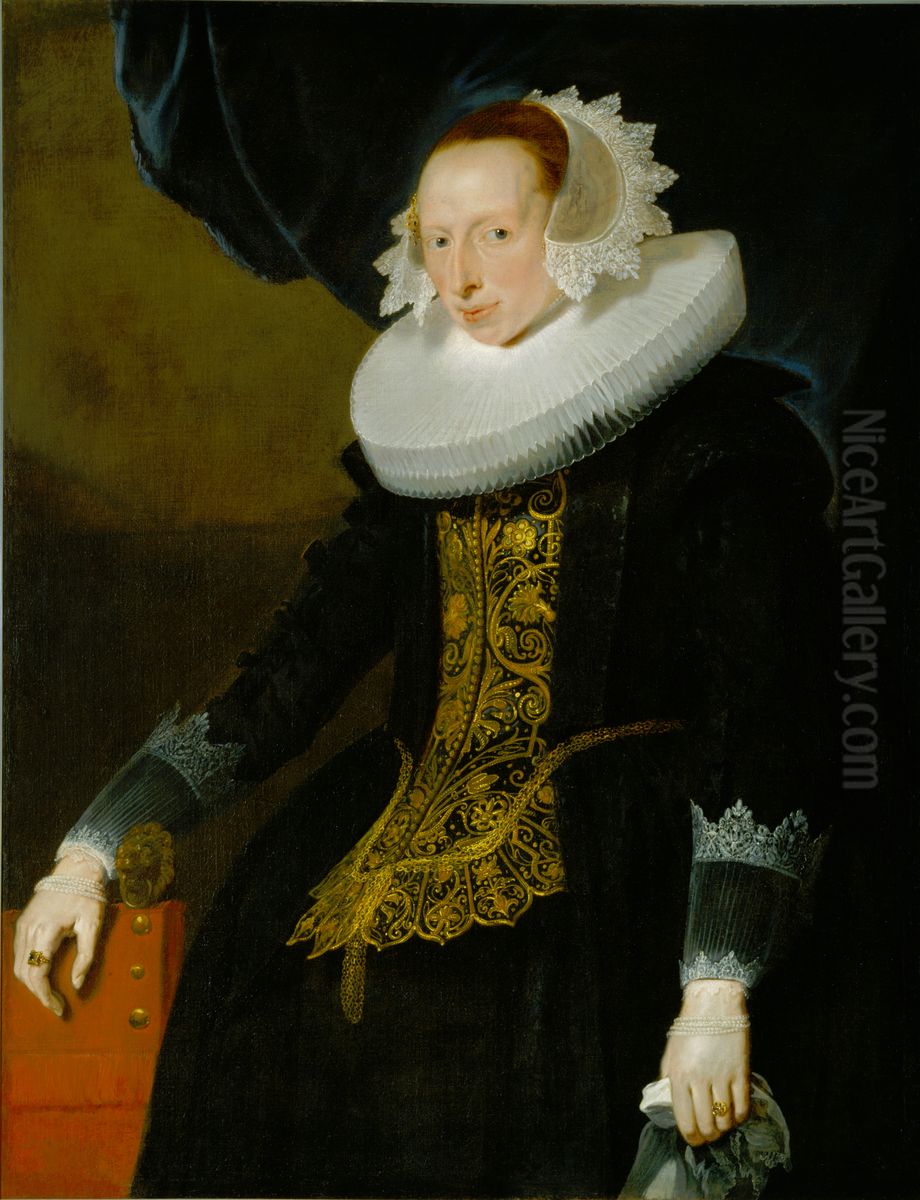 Portrait of a Woman Oil Painting by Pieter Soutman