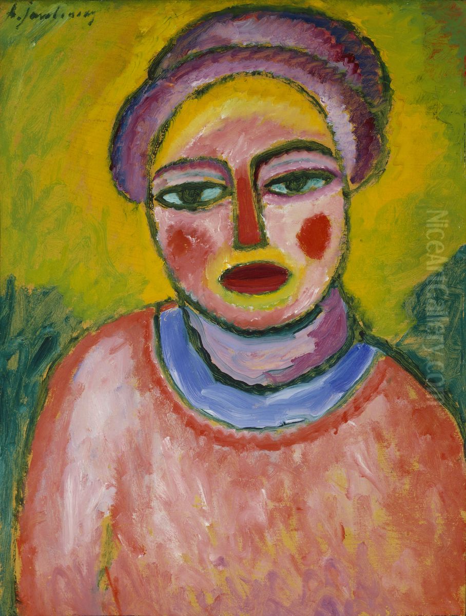 Spring Oil Painting by Alexei Jawlensky