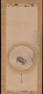 Boy Trying to Make an Ox Drink