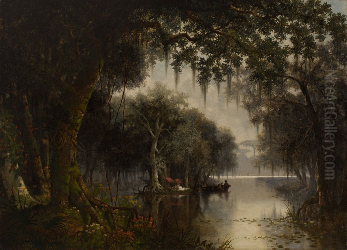 The Land of Evangeline Oil Painting by Joseph Rusling Meeker