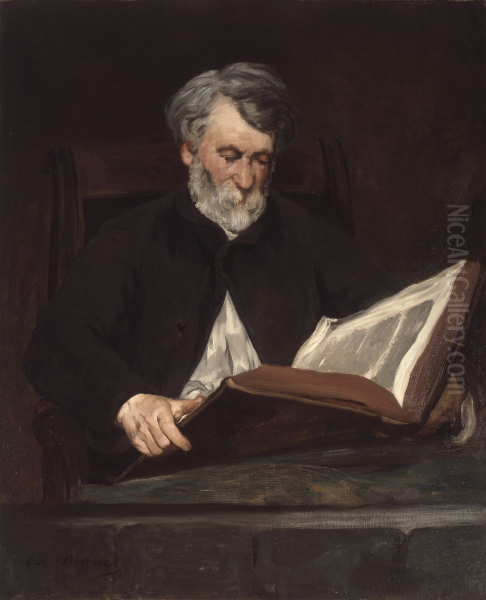The Reader Oil Painting by Edouard Manet