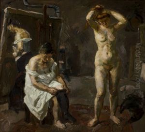 Three Women in the Studio Three Women in the Studio